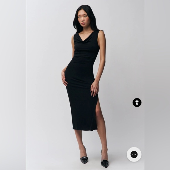 Danielle Guizio Dresses & Skirts - Danielle Guizio Black Midi Dress